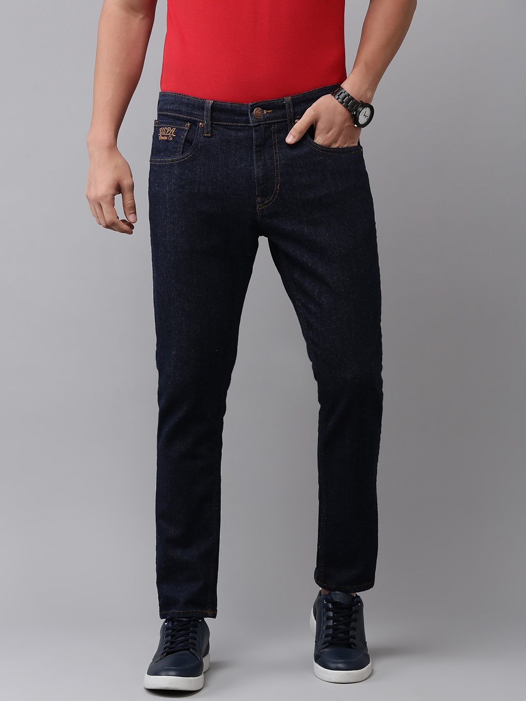 

U.S. Polo Assn. Denim Co. Men Stretchable Jeans, Blue