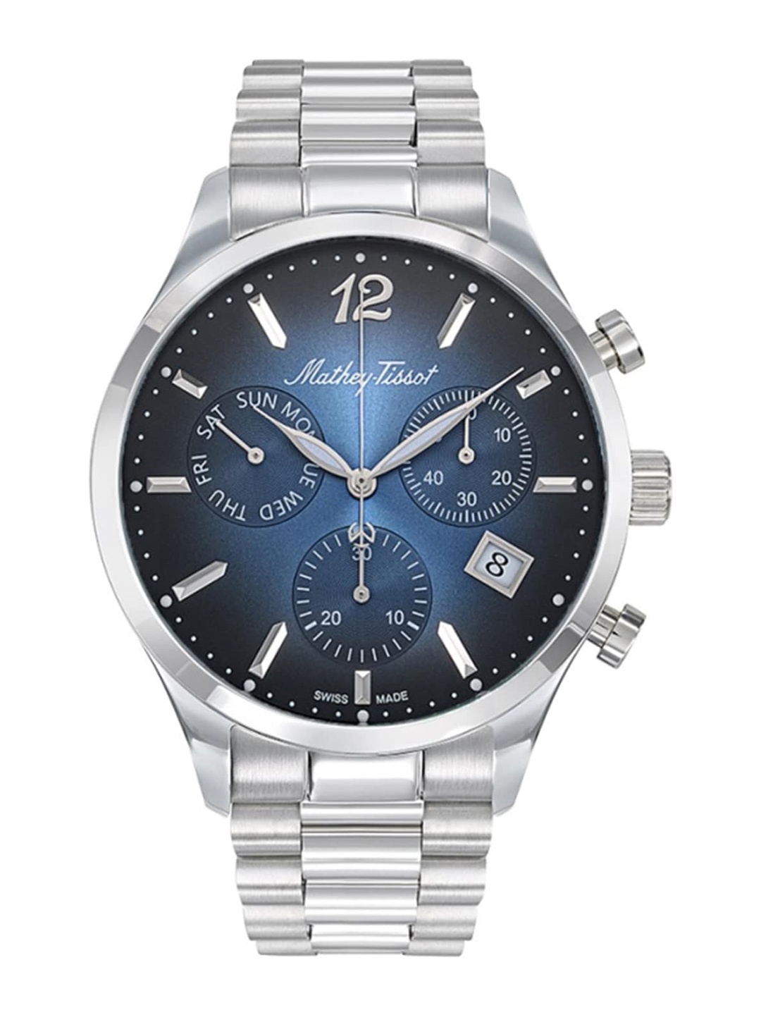 

Mathey-Tissot Swiss Made Blue Dial Chronograph Watches for Men's - H411CHABU