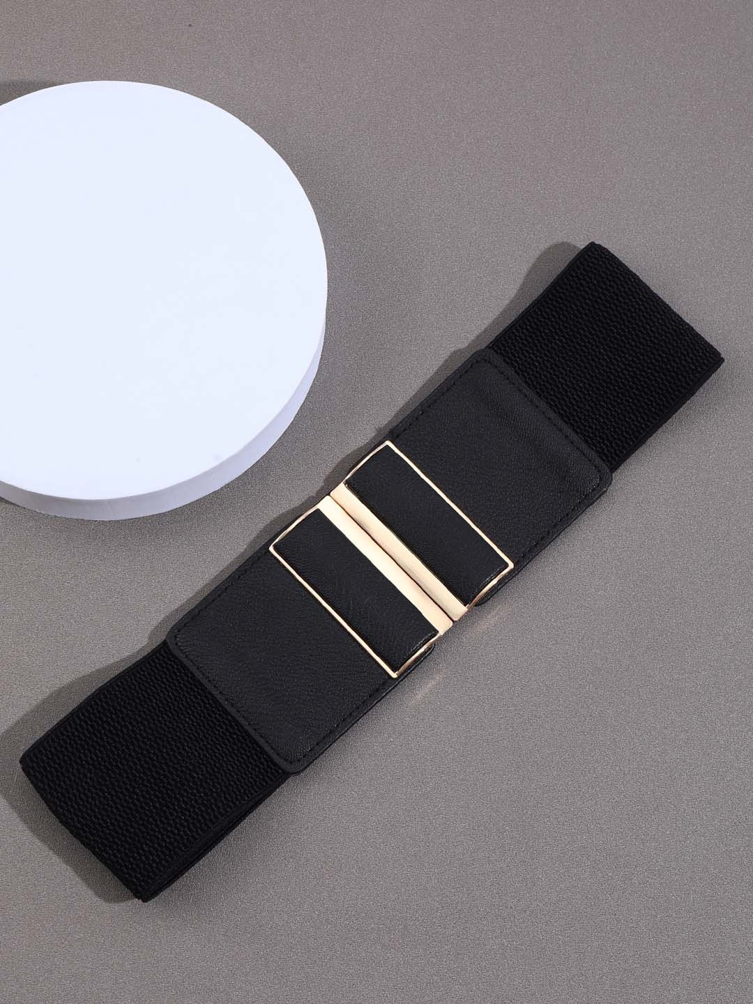 

Shining Diva Fashion Women Embellished Belt, Black