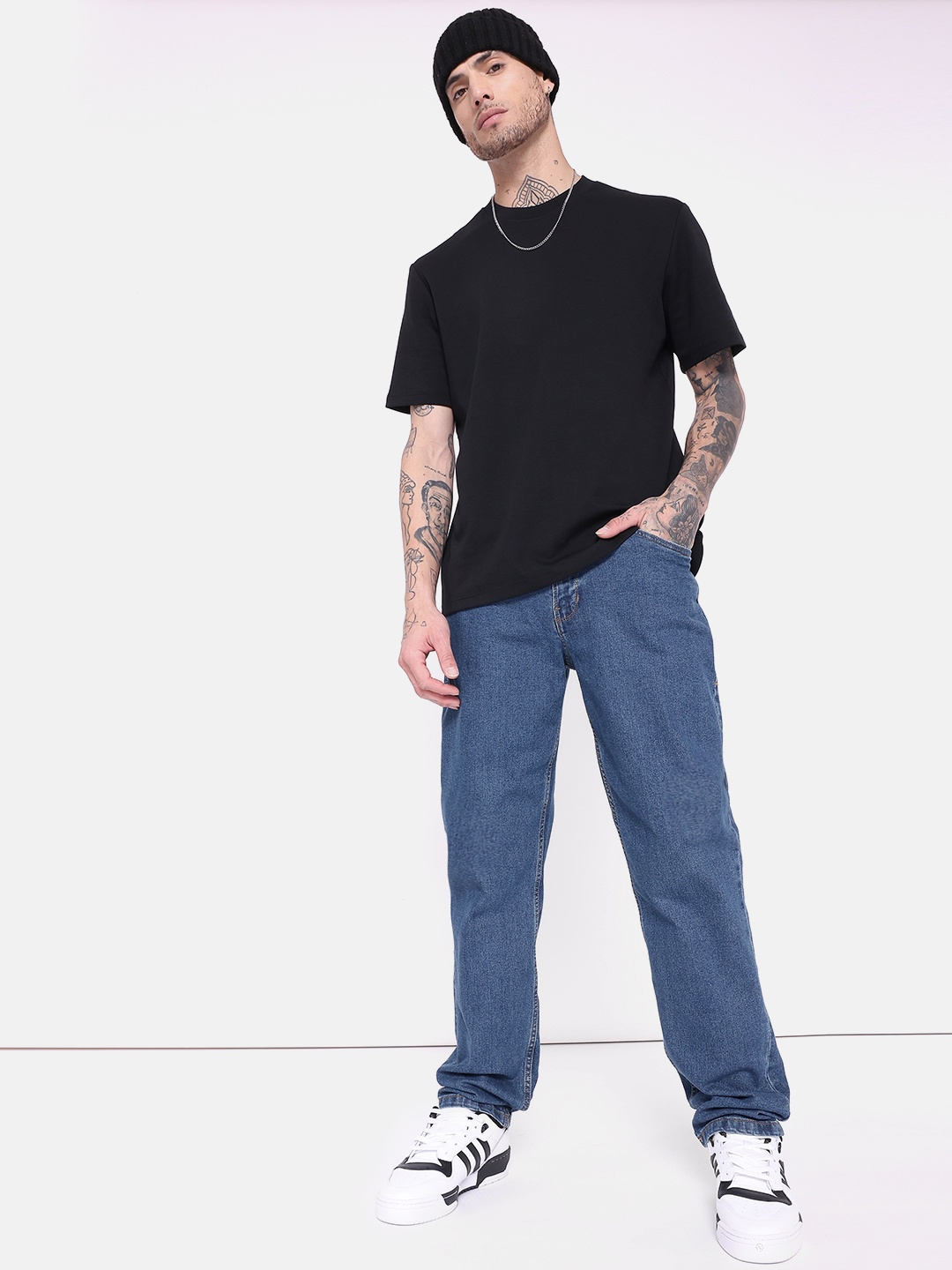

The Roadster Life Co. Men Relaxed Fit Stretchable Jeans, Blue