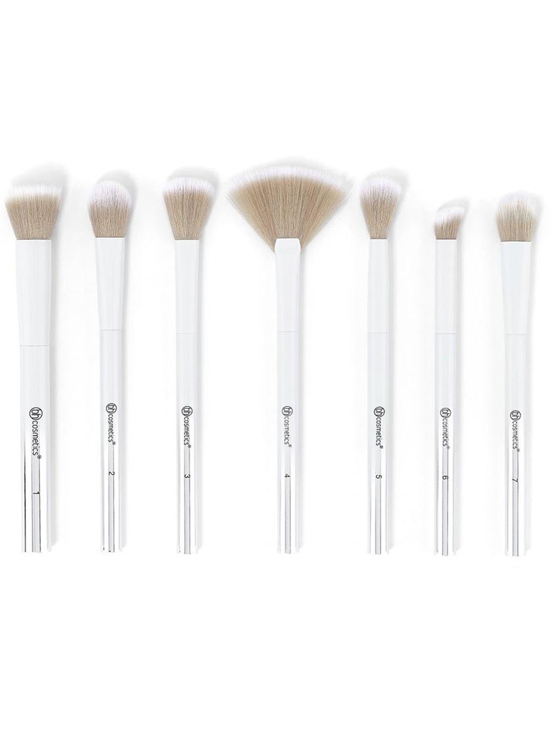 

BH COSMETICS Set of 7 Highlighting Essentials Makeup Brush - White