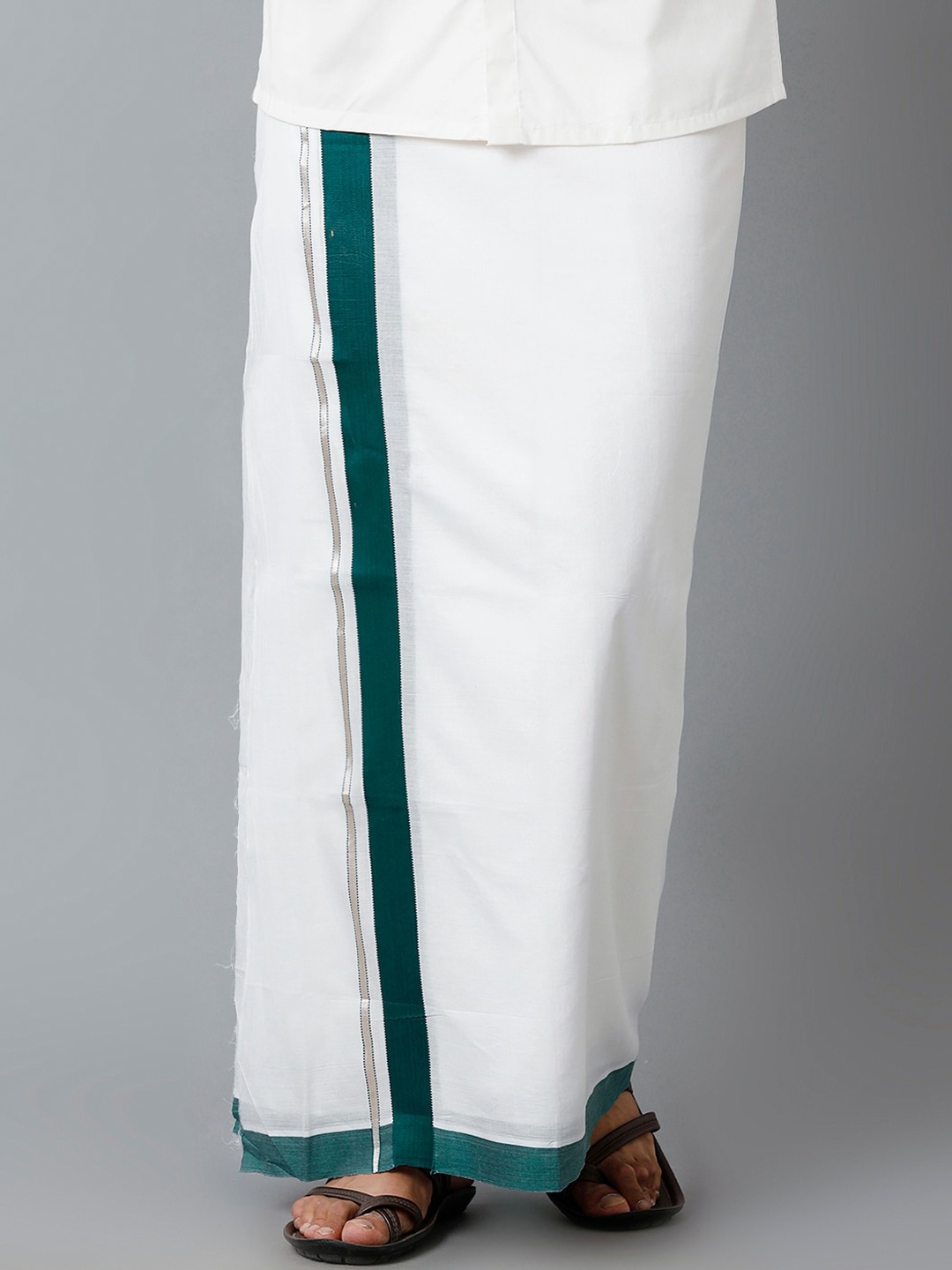 

Ramraj Men Pure Cotton Dhoti, White