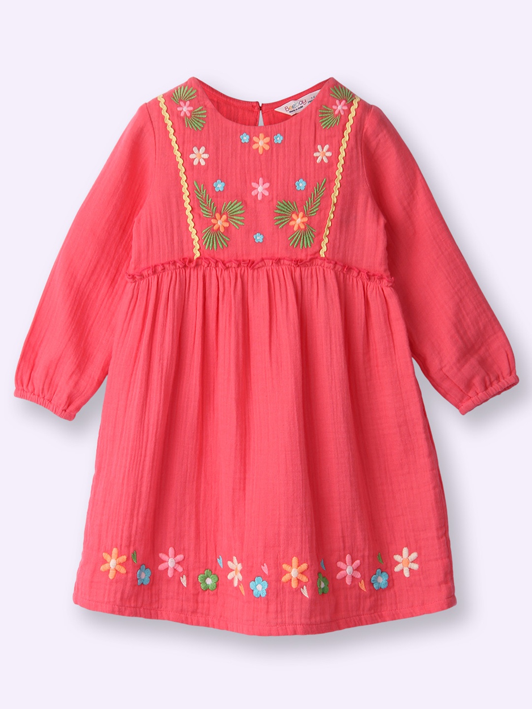 

Beebay Girls Fit & Flare Dress, Coral