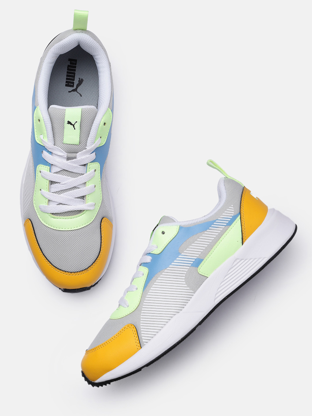 

Puma Men Color-Block Sneakers, Grey