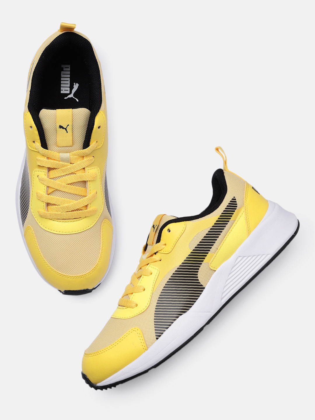 

Puma Men Color-Block Sneakers, Yellow