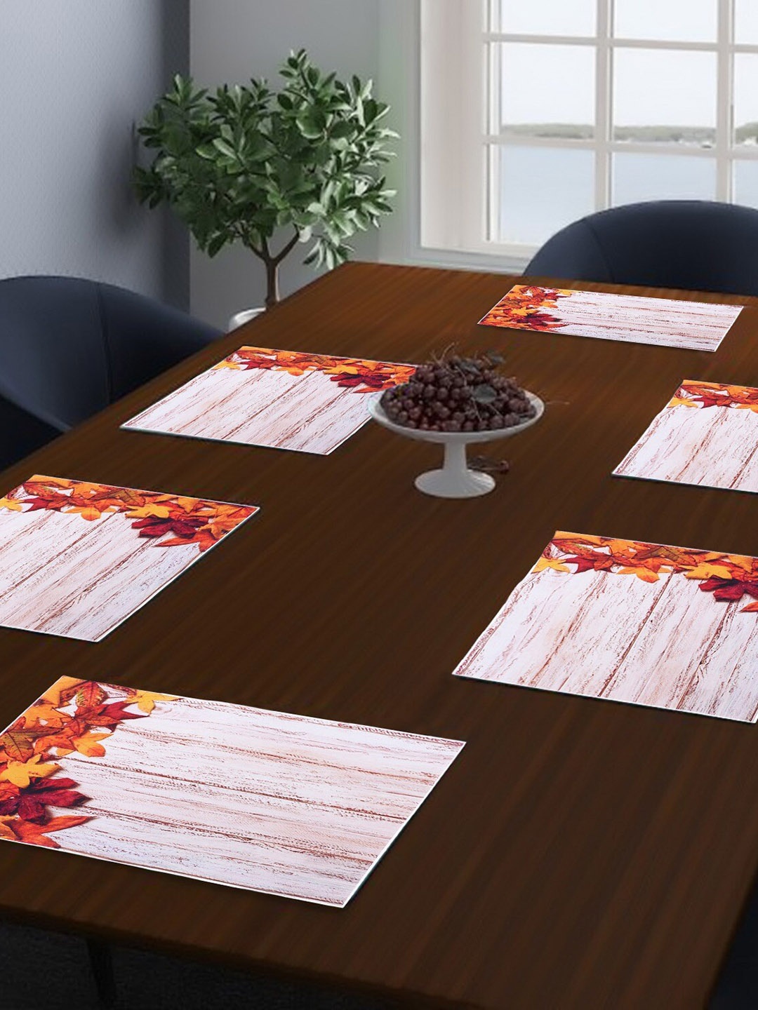 

Dakshya Industries Pink 6-Pieces Rectangular Table Placemats