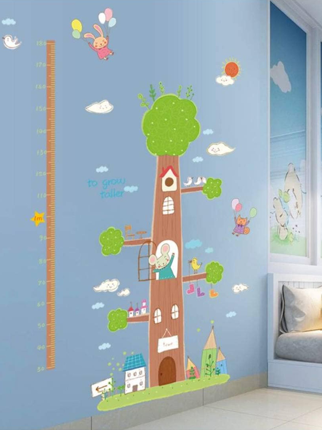 

Jaamso Royals Printed Summer Holiday Wall Sticker, Green