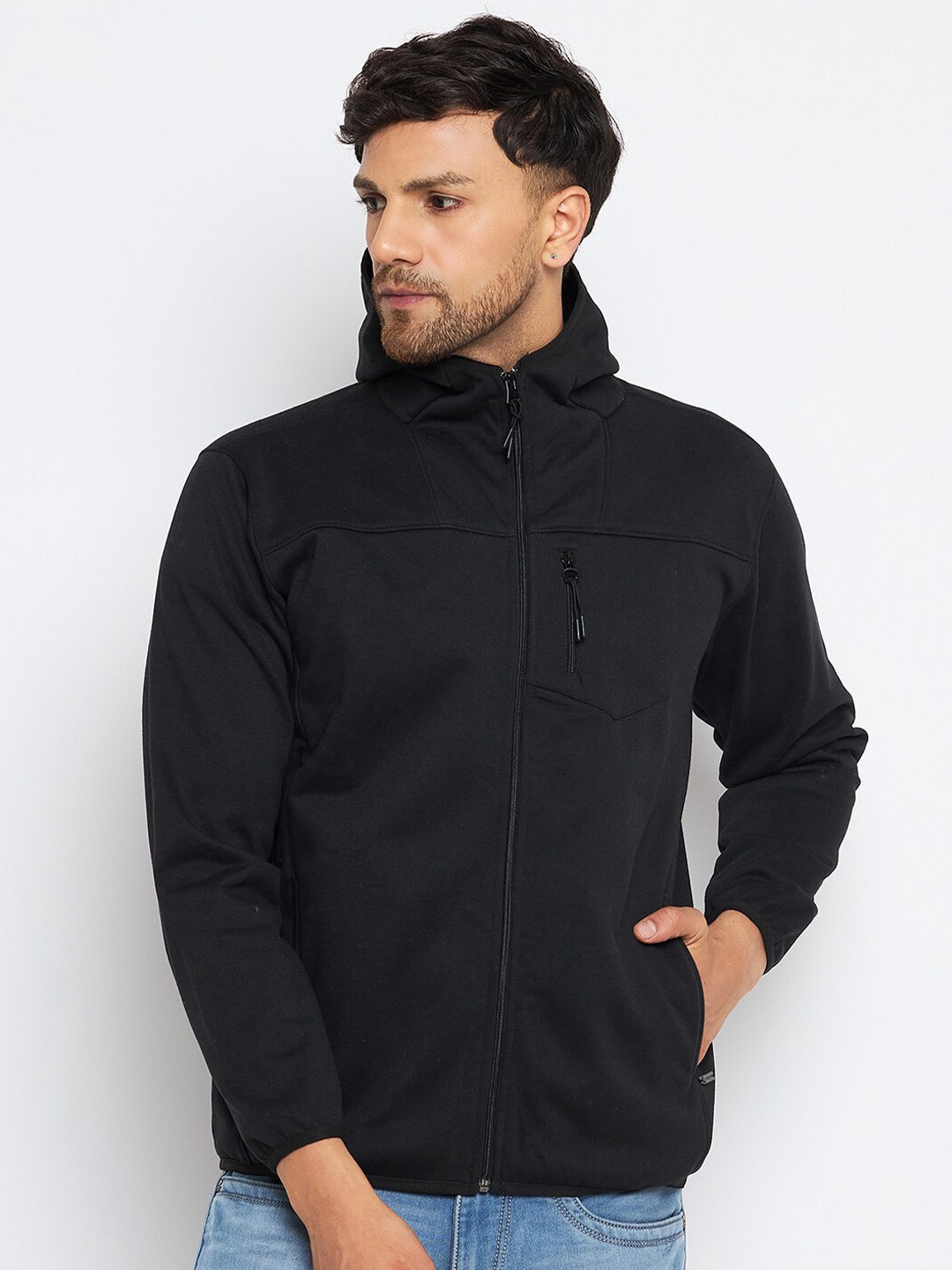 

Duke Hooded Long Sleeves Fleece Sweatshirt, Black