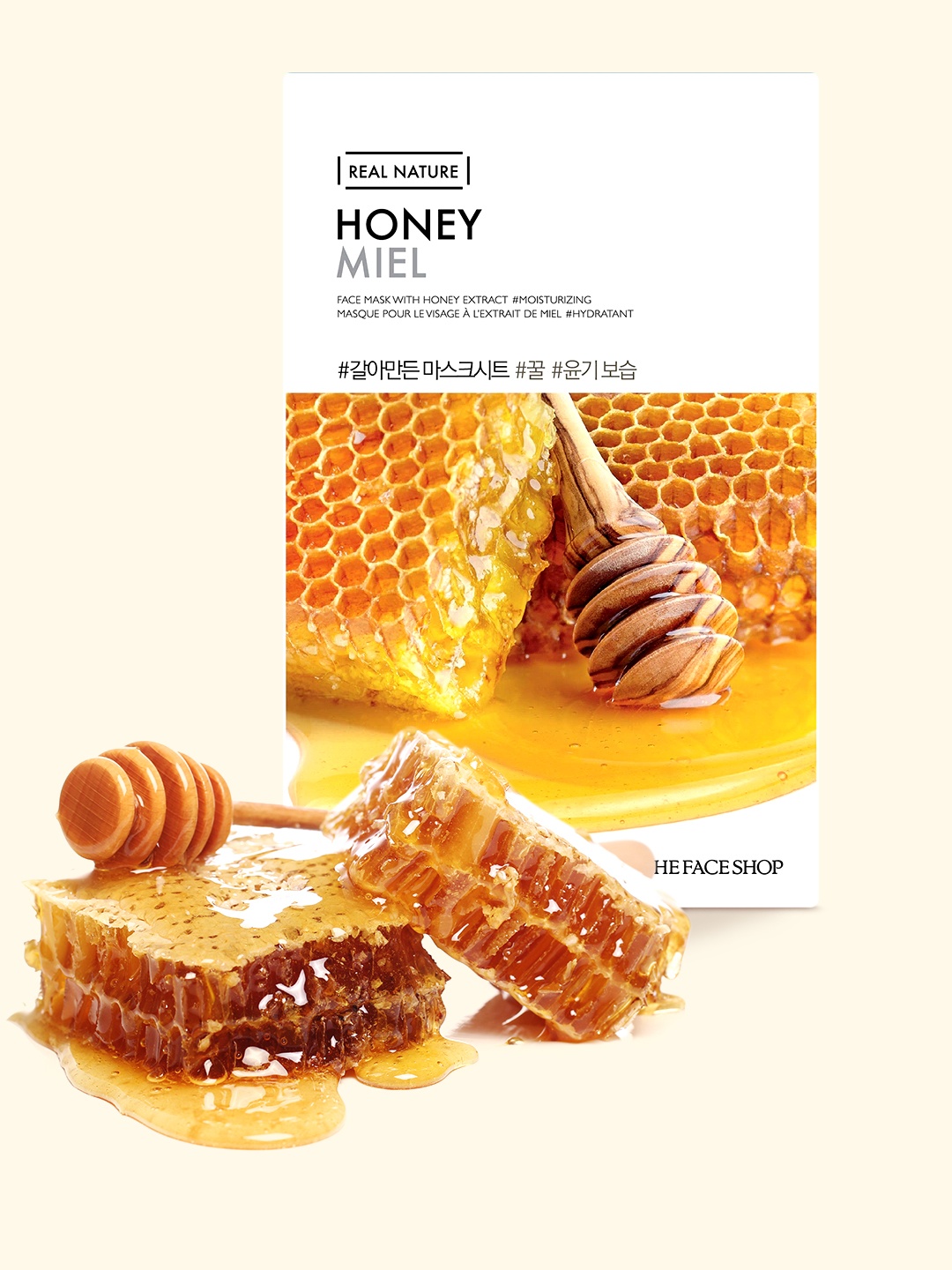 

The Face Shop Real Nature Honey Miel Face Mask 20 g, White