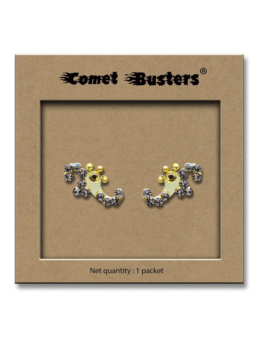 Comet Busters Rave Eyes Decoration Bindi, Gold