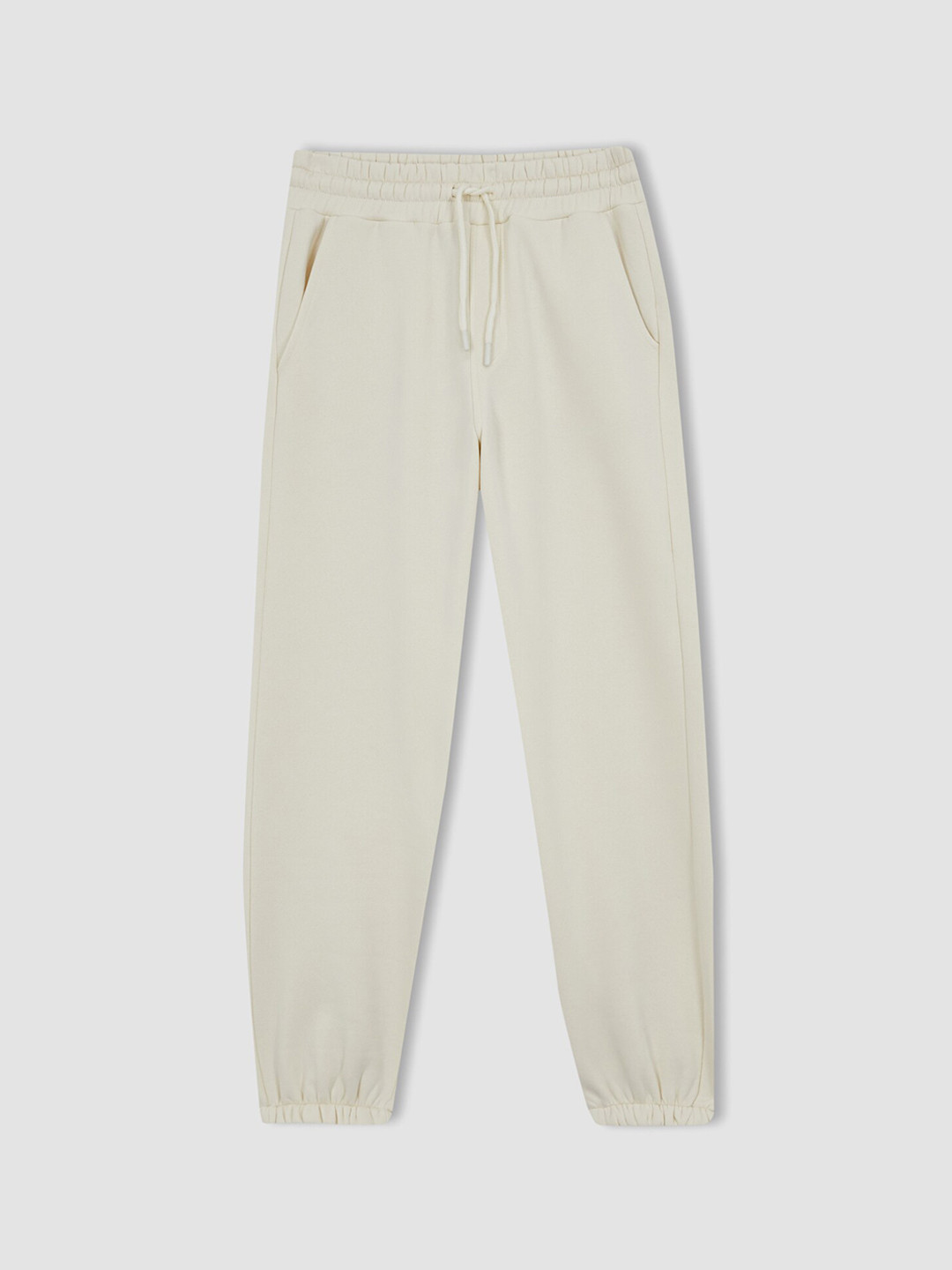

DeFacto Women Regular Fit Joggers, Off white
