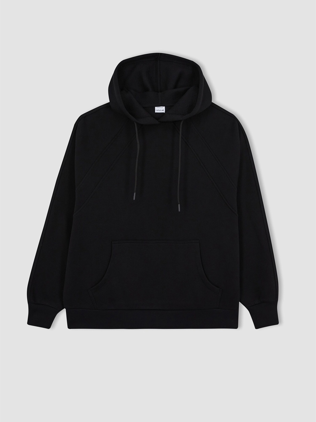

DeFacto Hooded Long Sleeves Pullover, Black