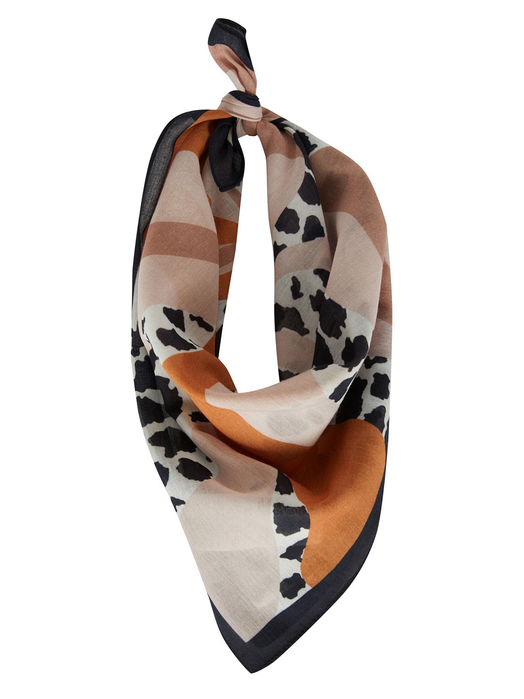 

DeFacto Women Printed Pure Cotton Scarf, Orange