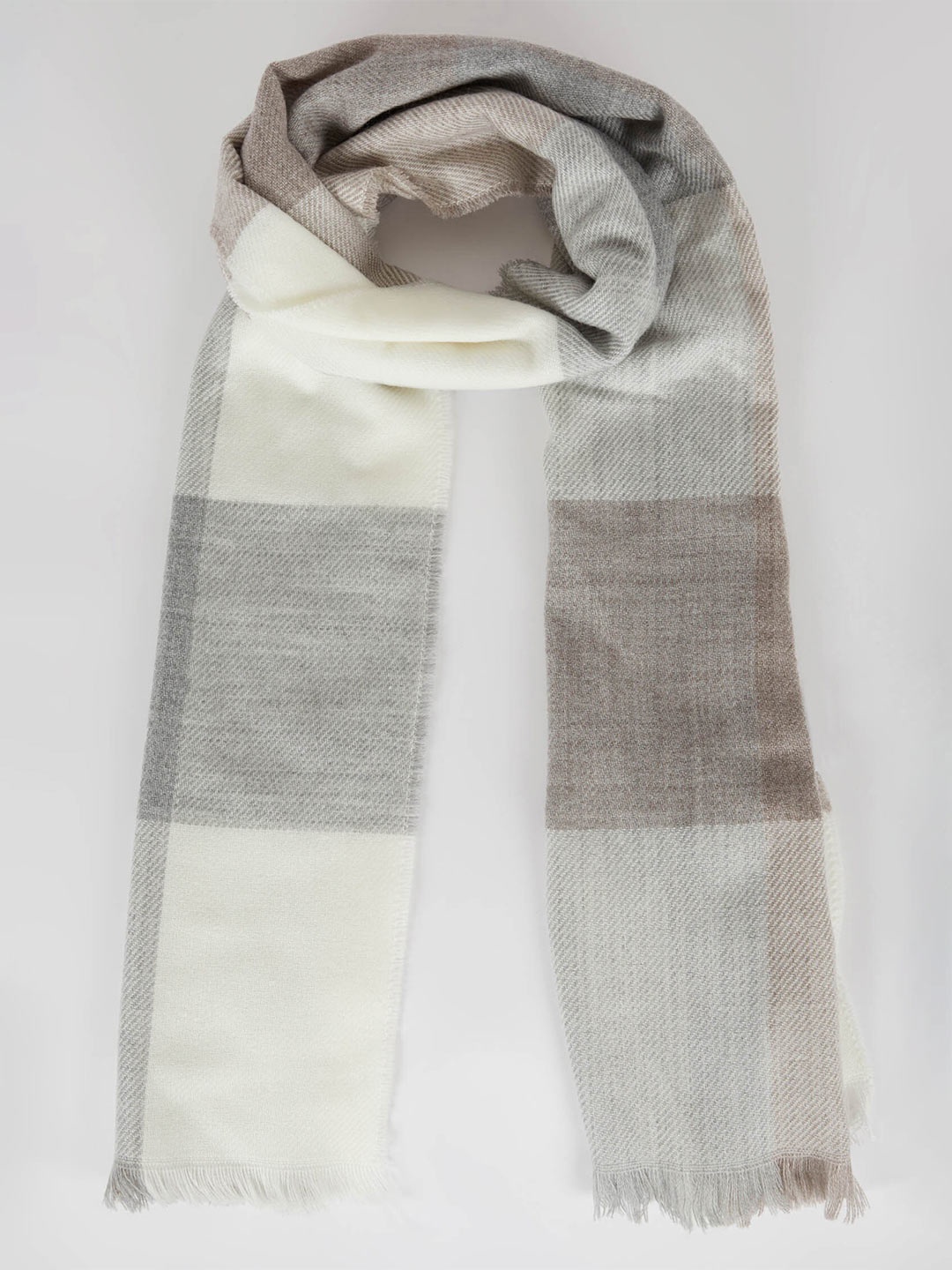 

DeFacto Women Colourblocked Scarf, White