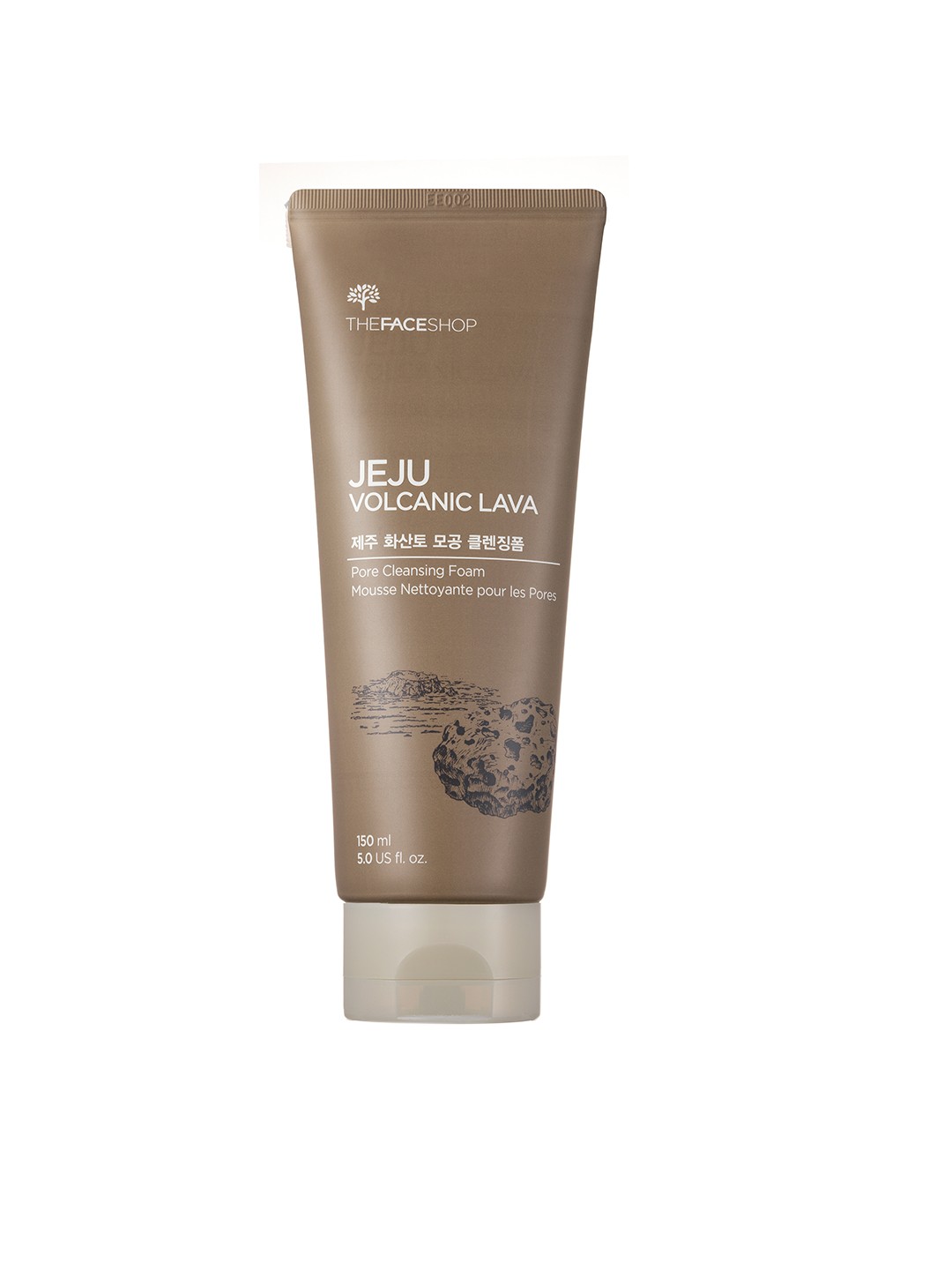 

The Face Shop Jeju Volcanic Lava Pore Cleansing Foam 150 ml, Taupe