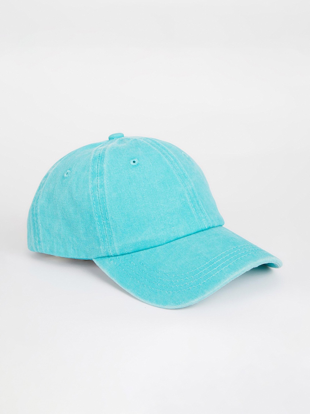 

DeFacto Women Pure Cotton Baseball Cap, Blue