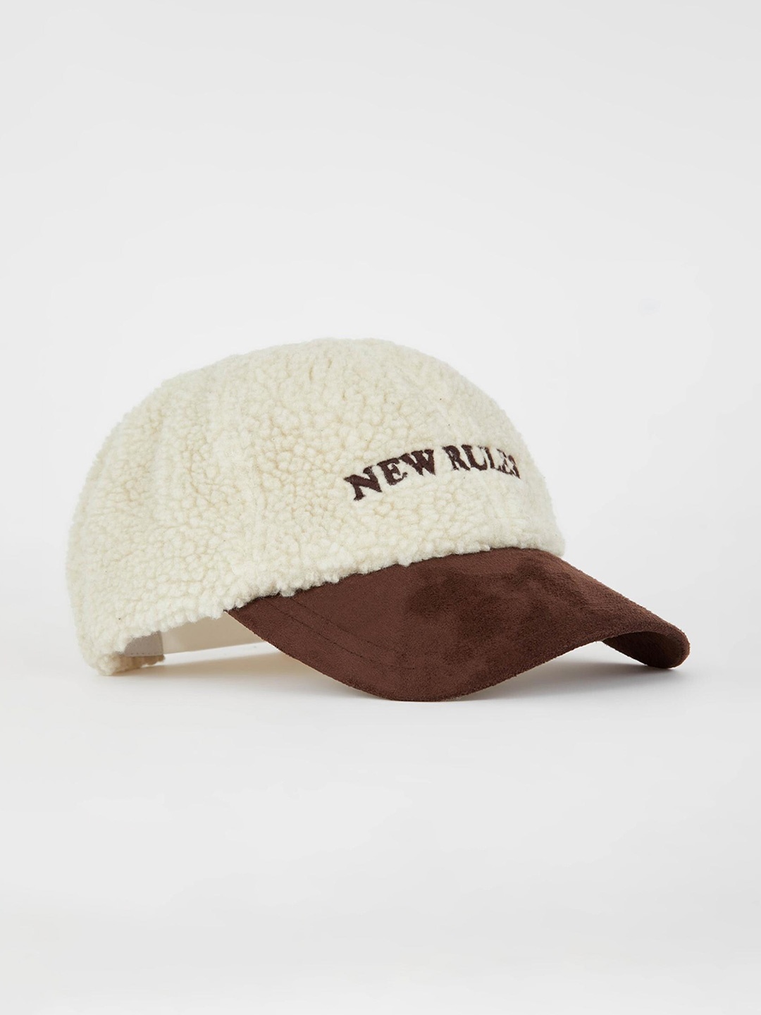 

DeFacto Colourblocked Baseball Cap, Off white
