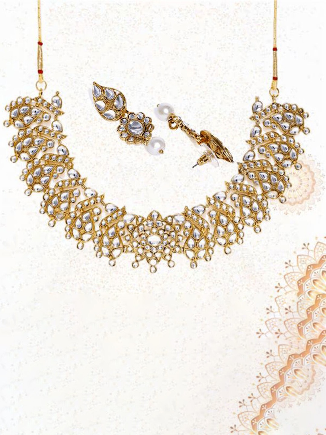 

Anouk Gold Plated Kundan Studded Jewellery Set