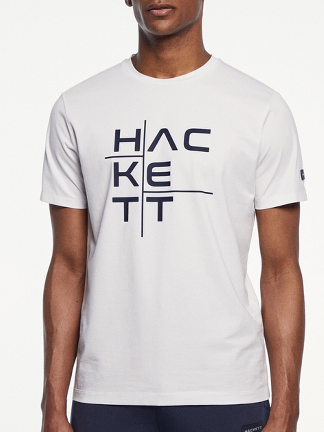 

HACKETT LONDON Typography Printed T-shirt, White
