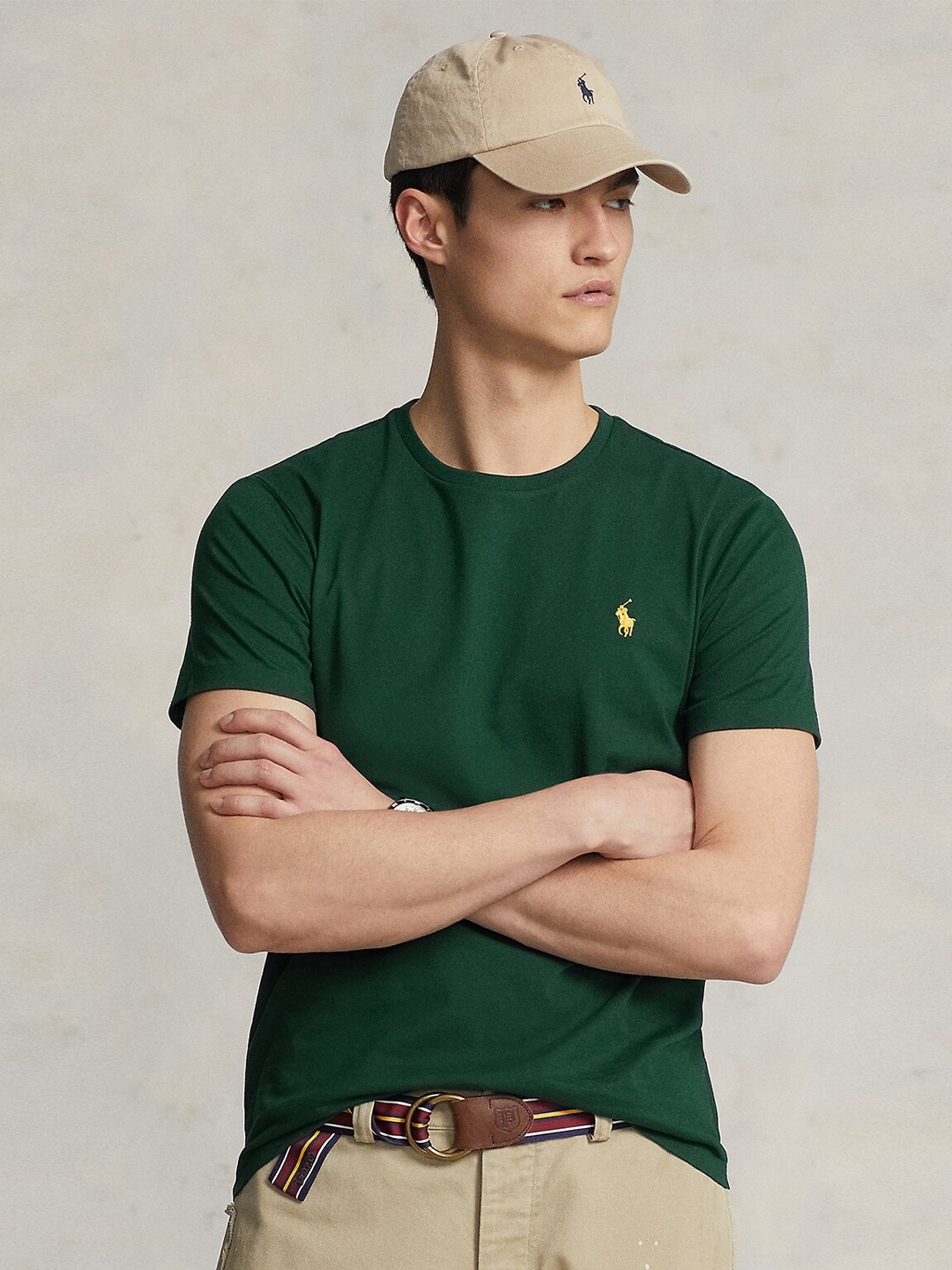 

Polo Ralph Lauren Slim Fit Pure Cotton T-shirt, Green