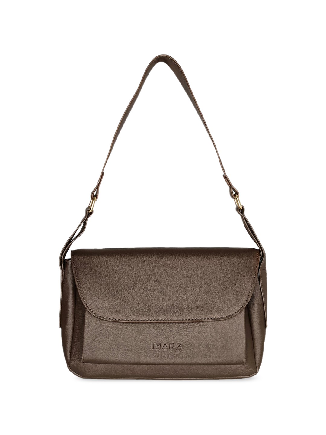 

IMARS Structured Handheld Bag, Brown