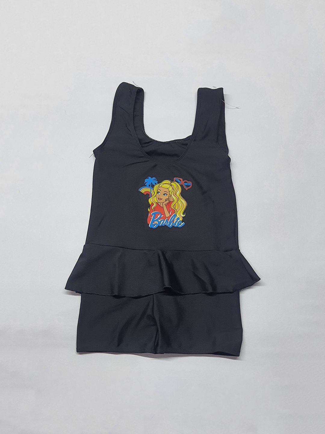 

Apraa & Parma Girls Barbie Printed Legsuit, Black