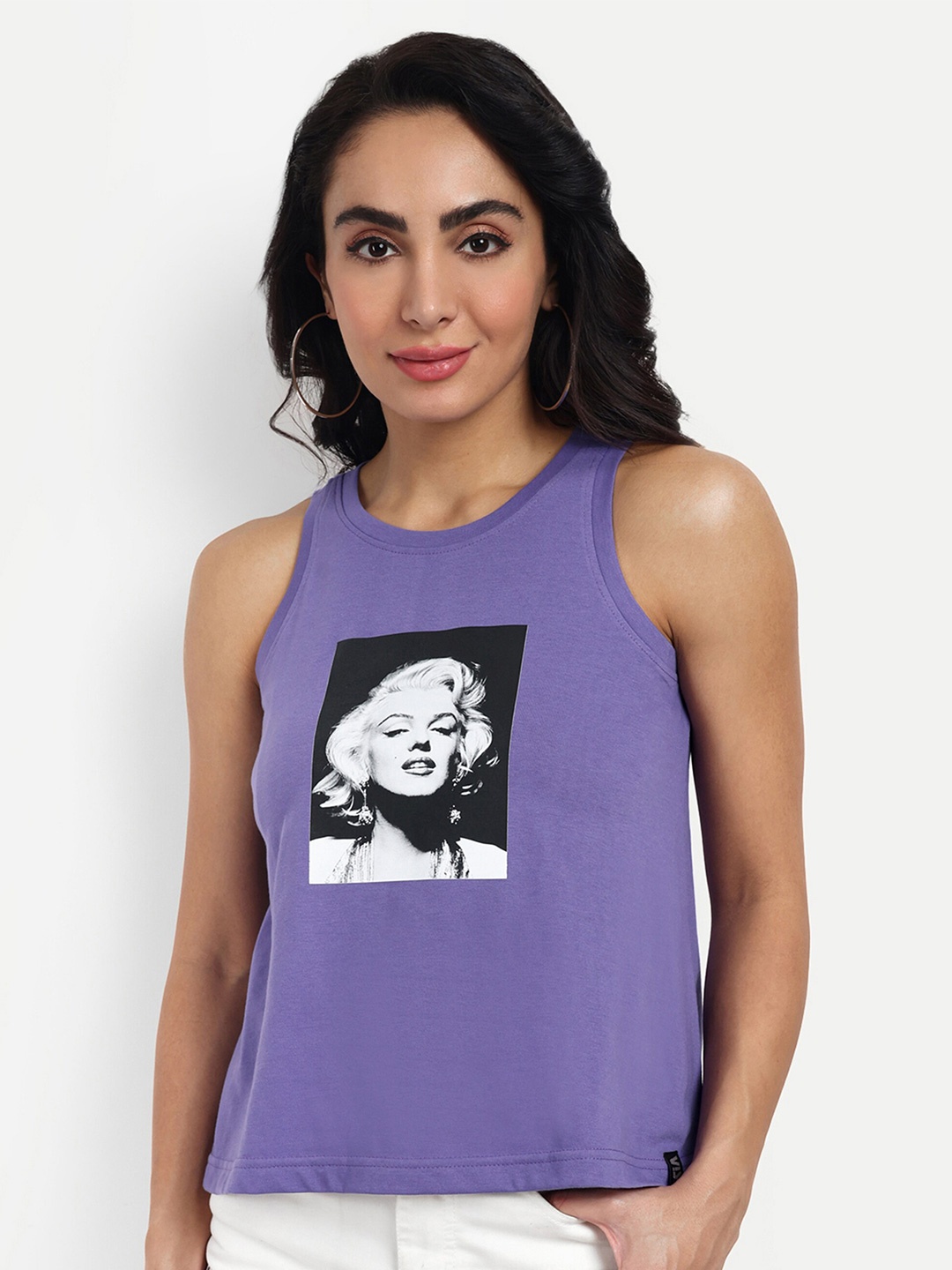 

VISO Purple Print Tank Top