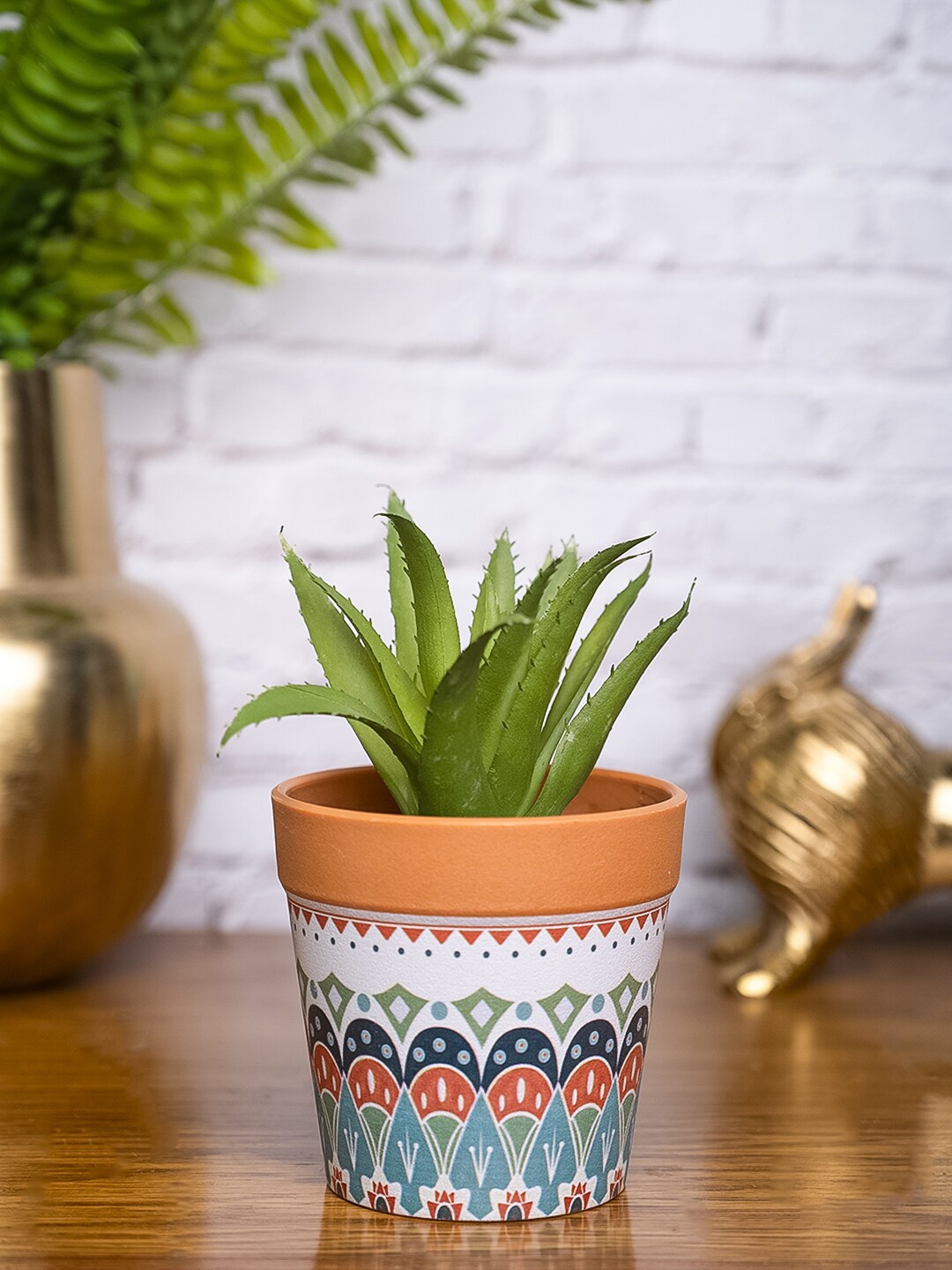 

MARKET99 Green Artificial Aloevera Potted Plant