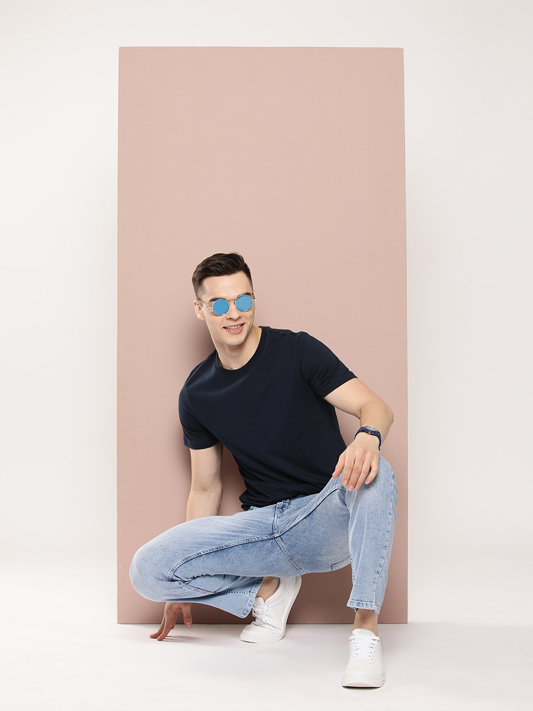 

Harvard Men Light Fade Stretchable Jeans, Blue
