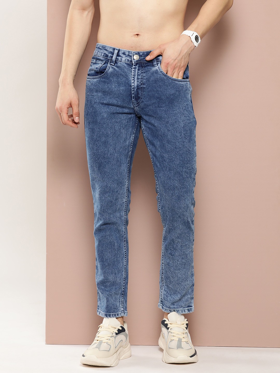 

Harvard Men Slim Fit Jeans, Navy blue