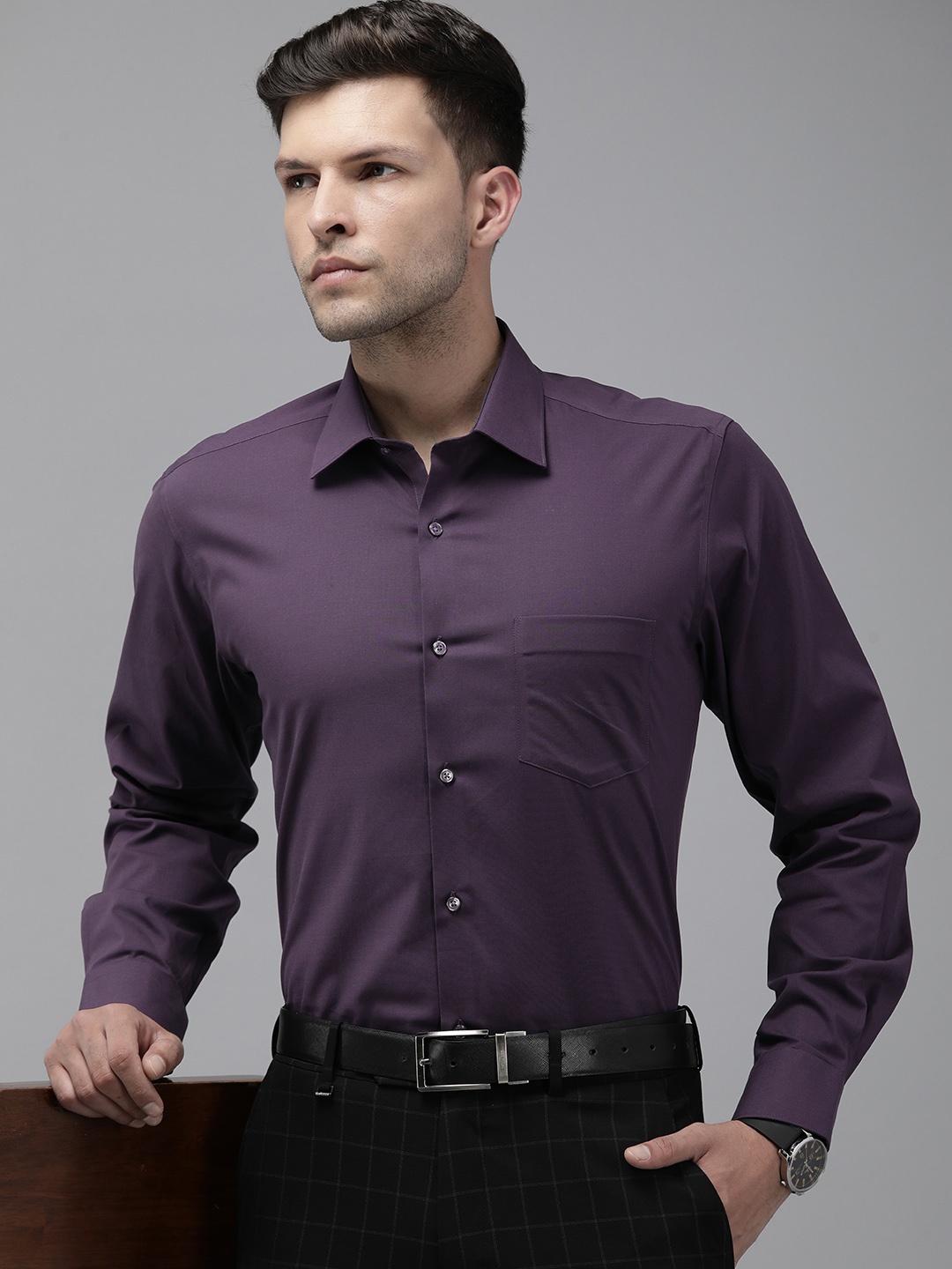 

Van Heusen Custom Fit Formal Shirt, Purple