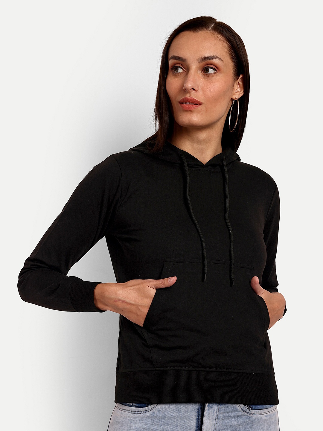 

VISO Hooded Pullover Sweatshirts, Black