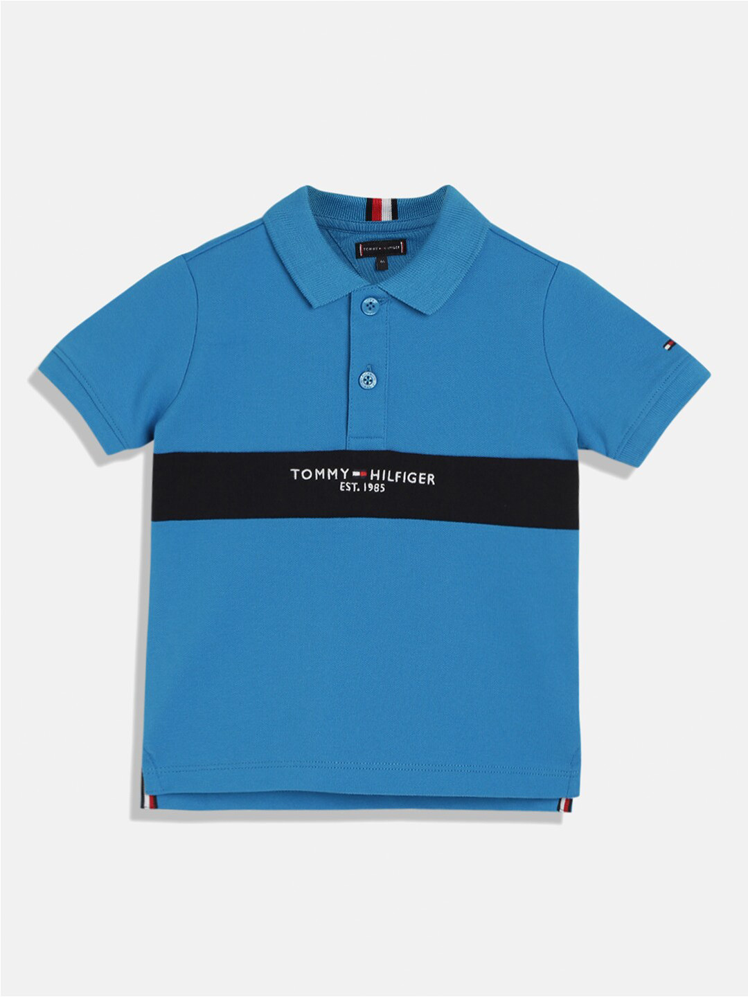 

Tommy Hilfiger Boys Polo Collar T-Shirt, Blue