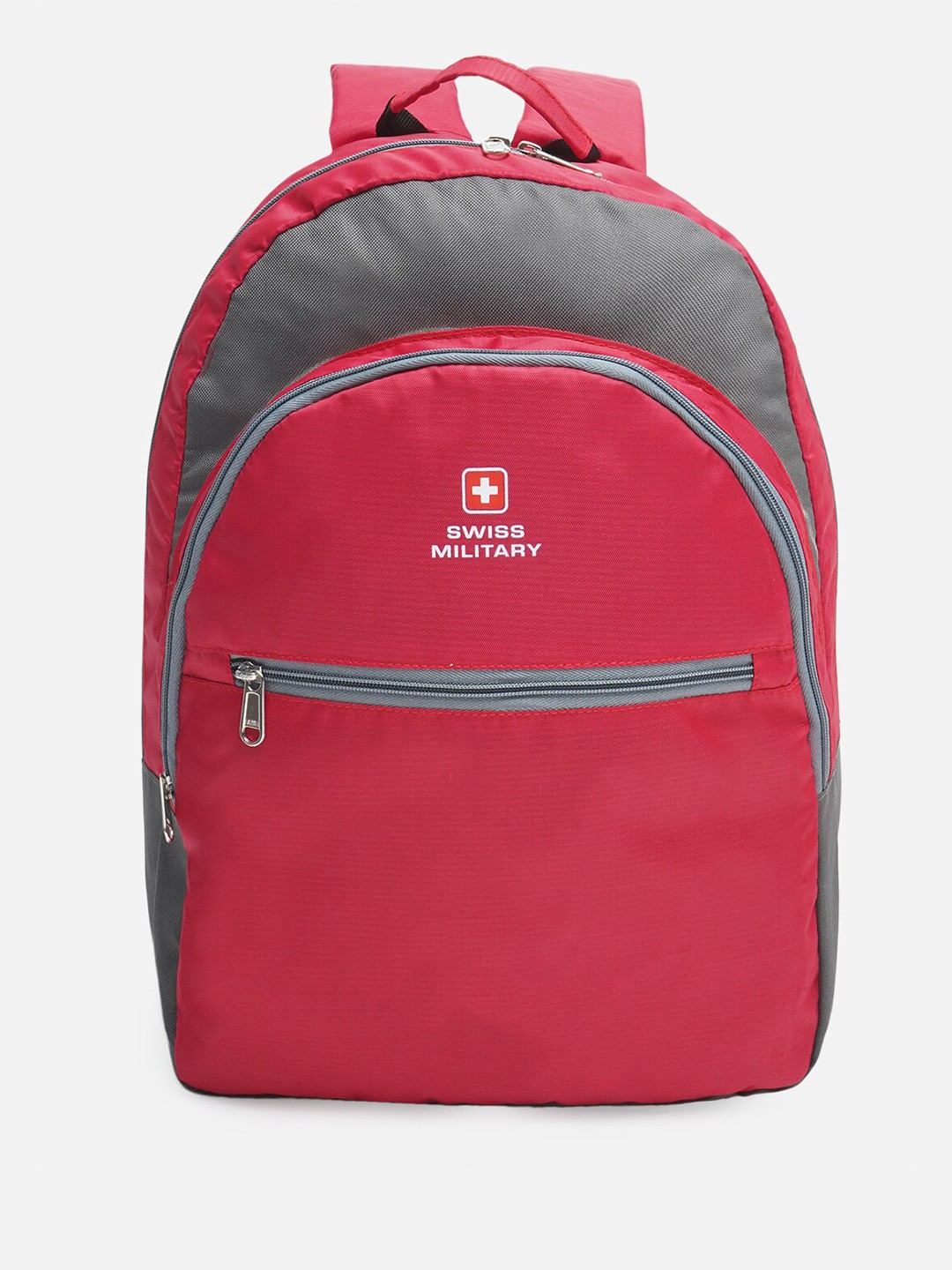 

SWISS MILITARY MATRIX Unisex Colourblocked Ergonomic Backpack, Red