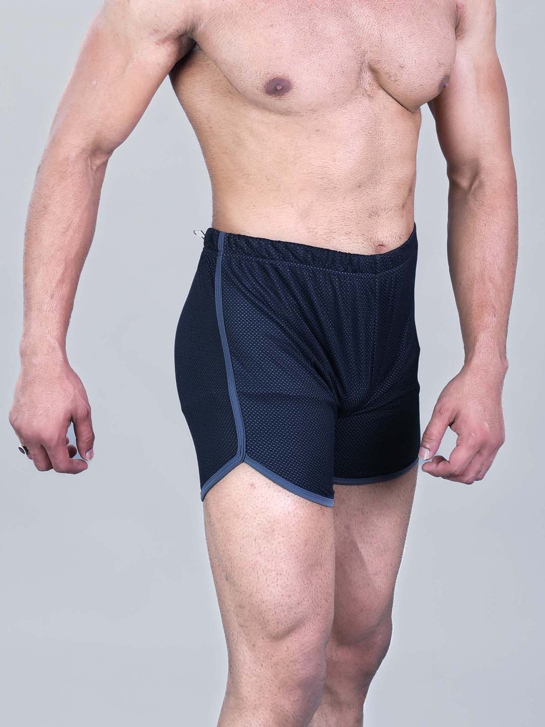 

Keepfit Men Mid-Rise Breathable Swim Trunks, Navy blue