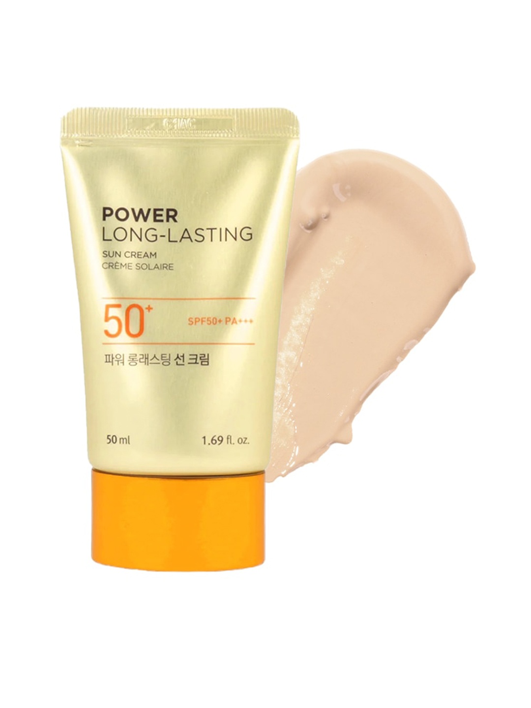 

The Face Shop Power Long Lasting Suncream SPF50+ PA+++ - 50ml, Beige