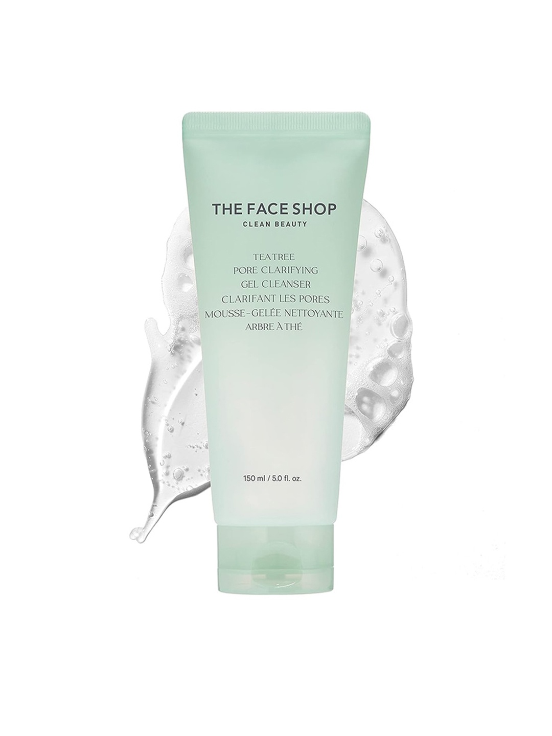 

The Face Shop Clean Beauty Tea Tree Pore Clarifying Gel Cleanser - 150ml, Transparent