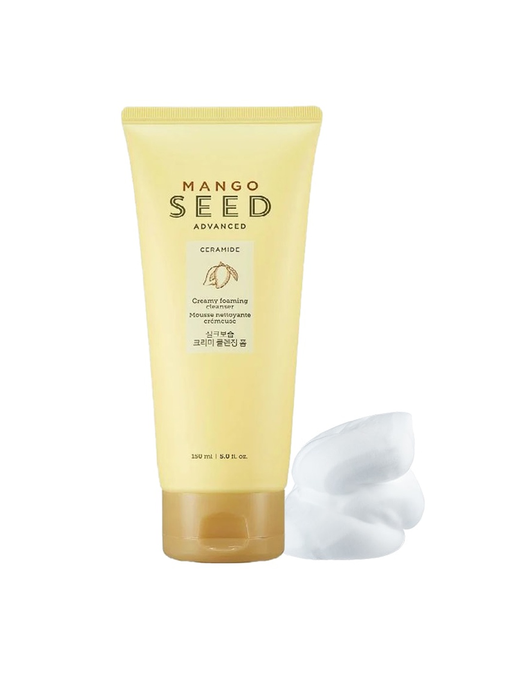 

The Face Shop Mango Seed Creamy Foaming Cleanser - 150ml, White