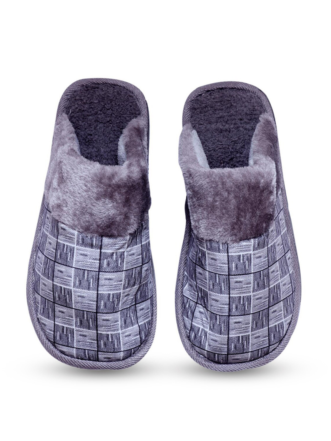 

Miscreef Women Fur Room Slippers, Grey