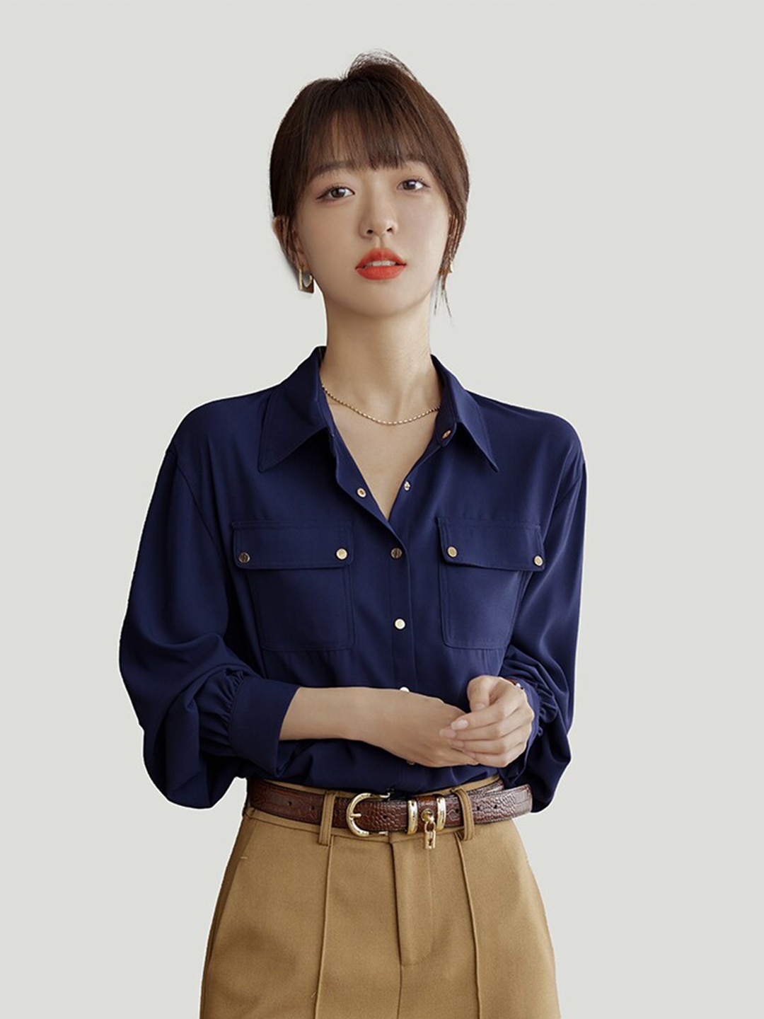 

JC Collection Regular Fit Casual Shirt, Blue