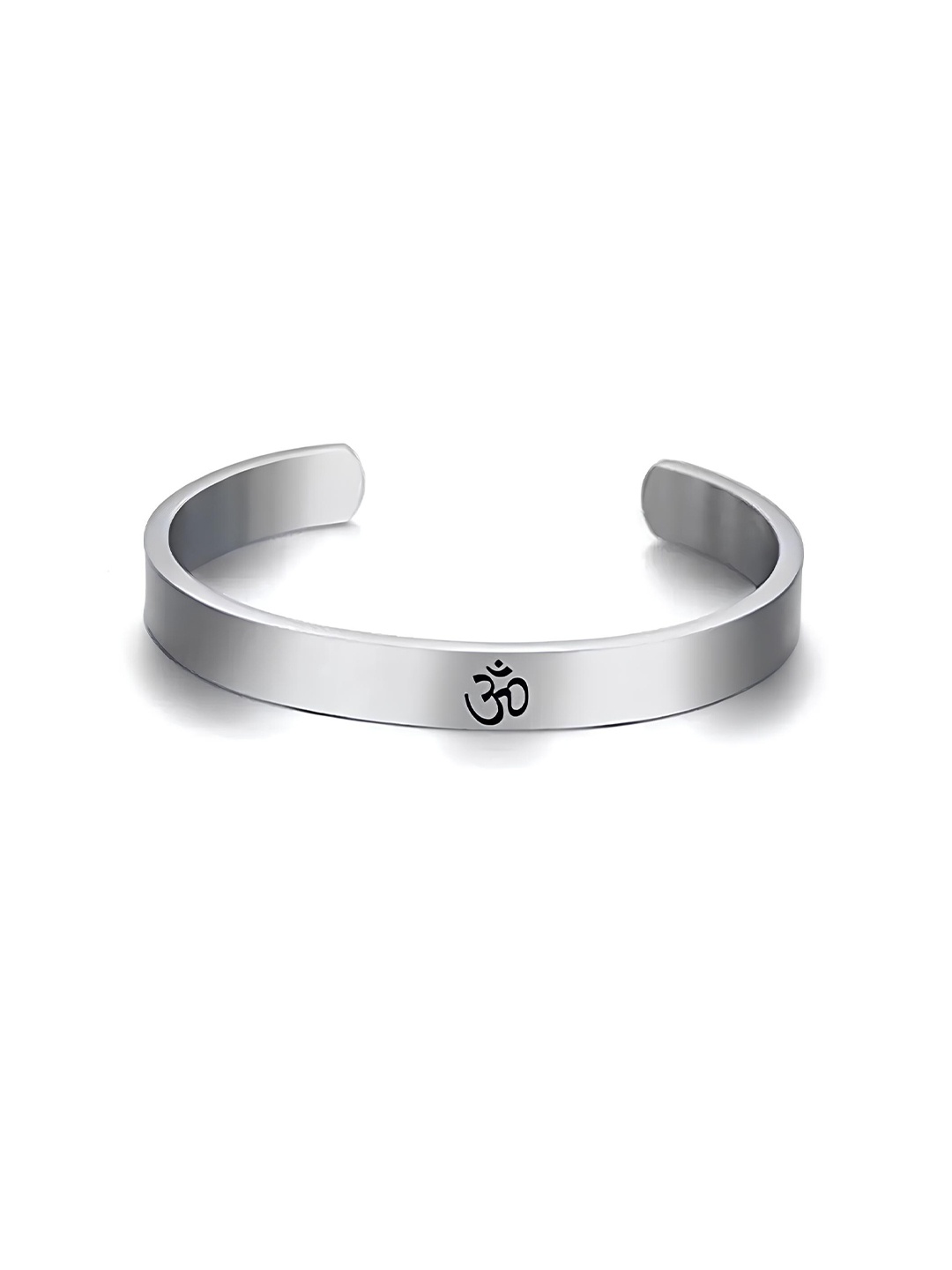 

KARISHMA KREATIONS Unisex Silver-Plated Cuff Bracelet