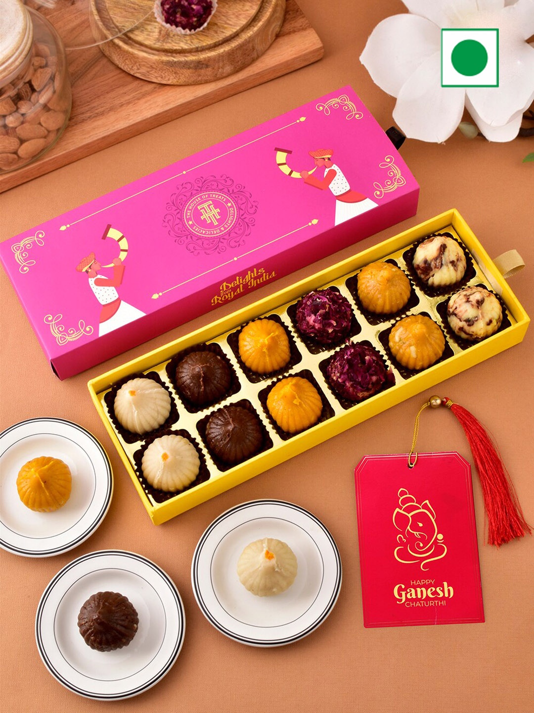 

RawFruit Modak Delights-25 gm each, Pink