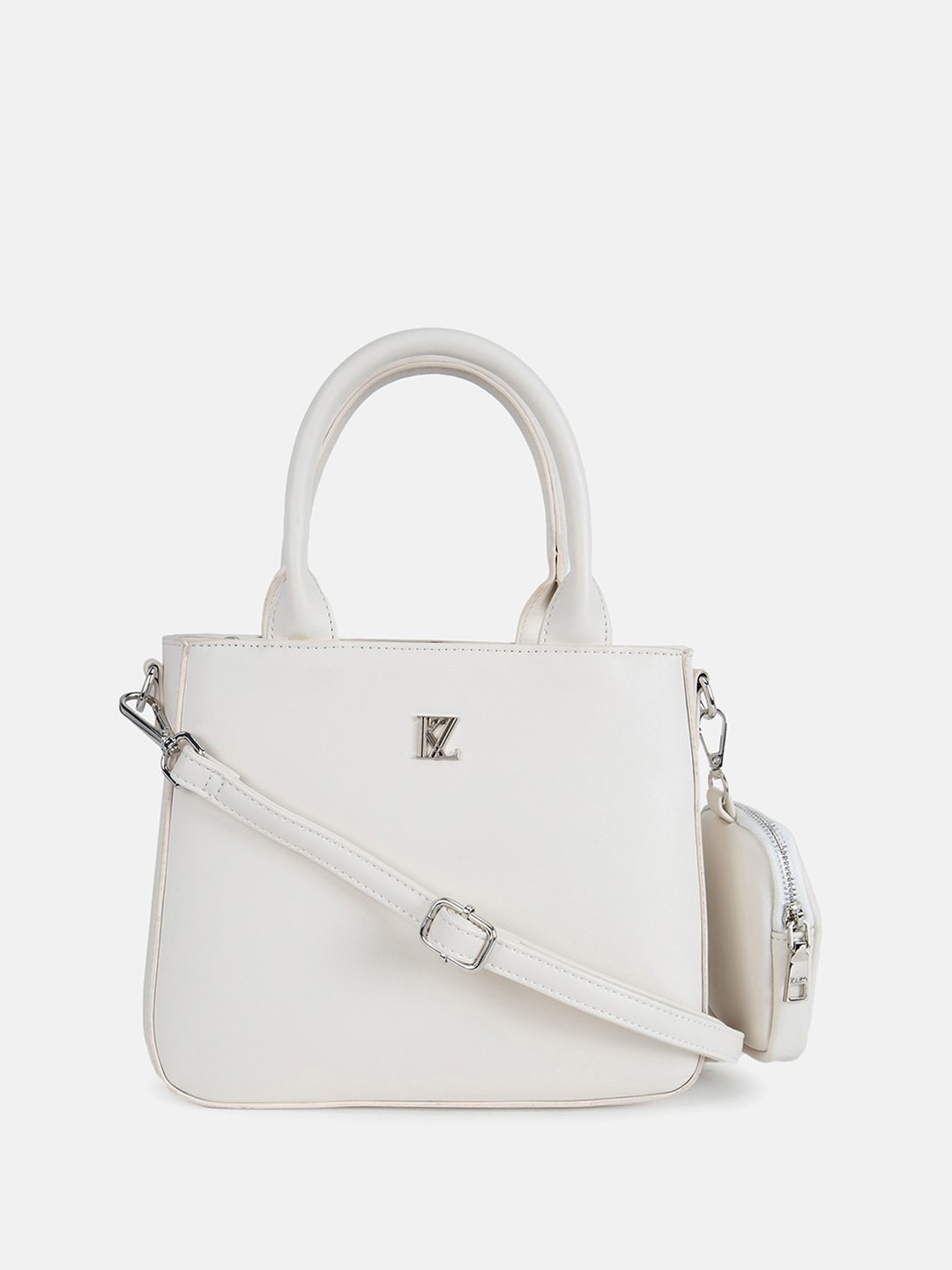 

Kazo PU Structured Handheld Bag, Off white