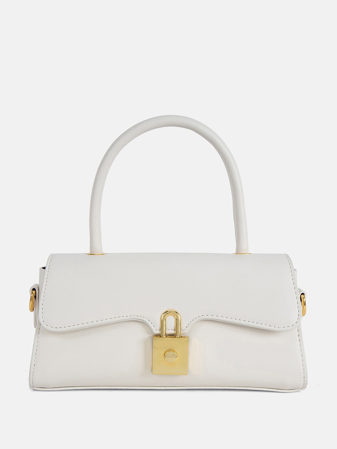 

Kazo PU Structured Handheld Bag, Off white