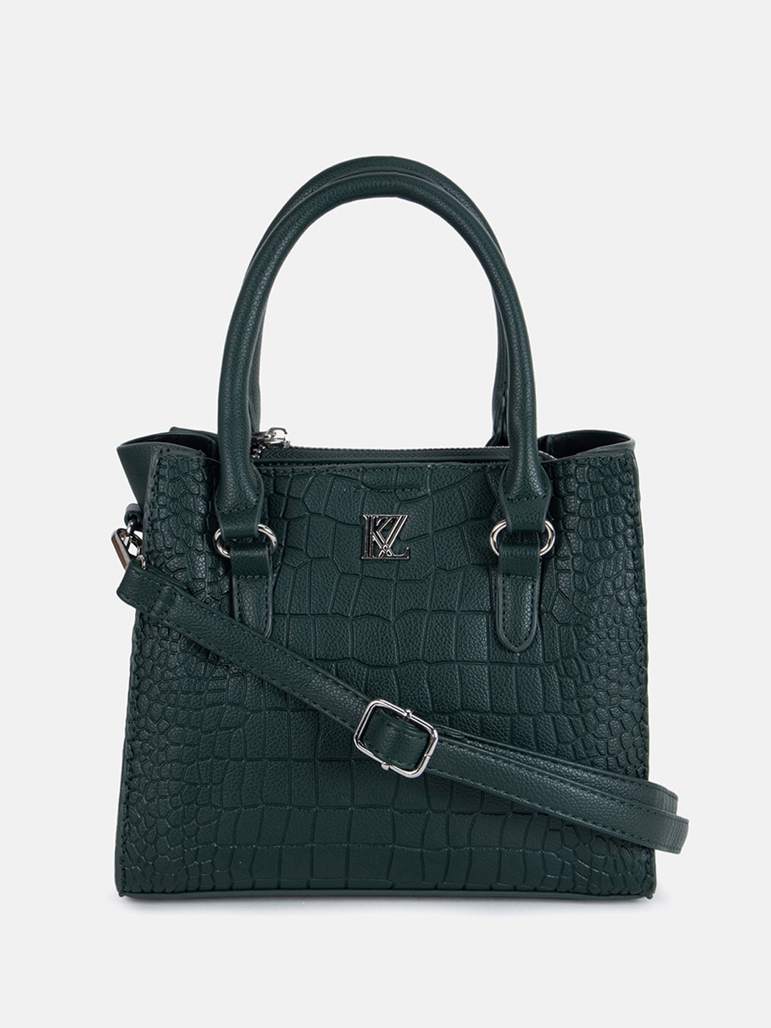 

Kazo Textured PU Handheld Bag, Green