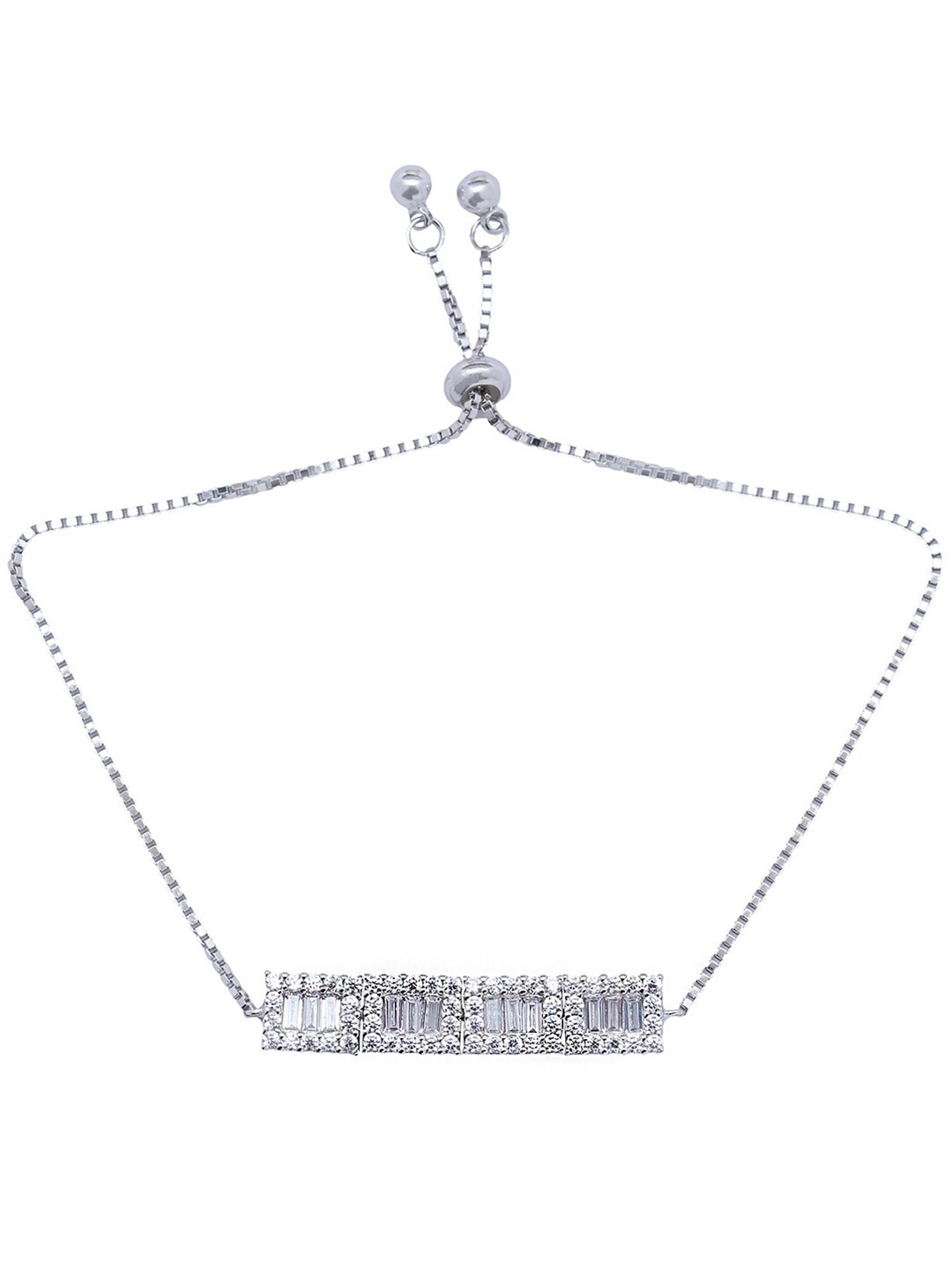 

Unniyarcha Sterling Silver Silver-Plated Charm Bracelet