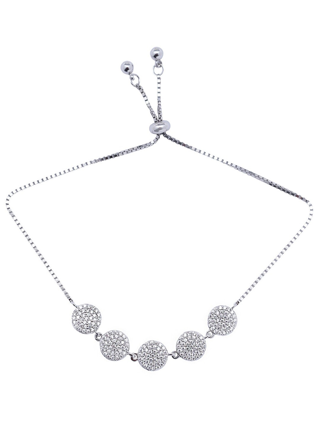 

Unniyarcha Sterling Silver Silver-Plated Wraparound Bracelet