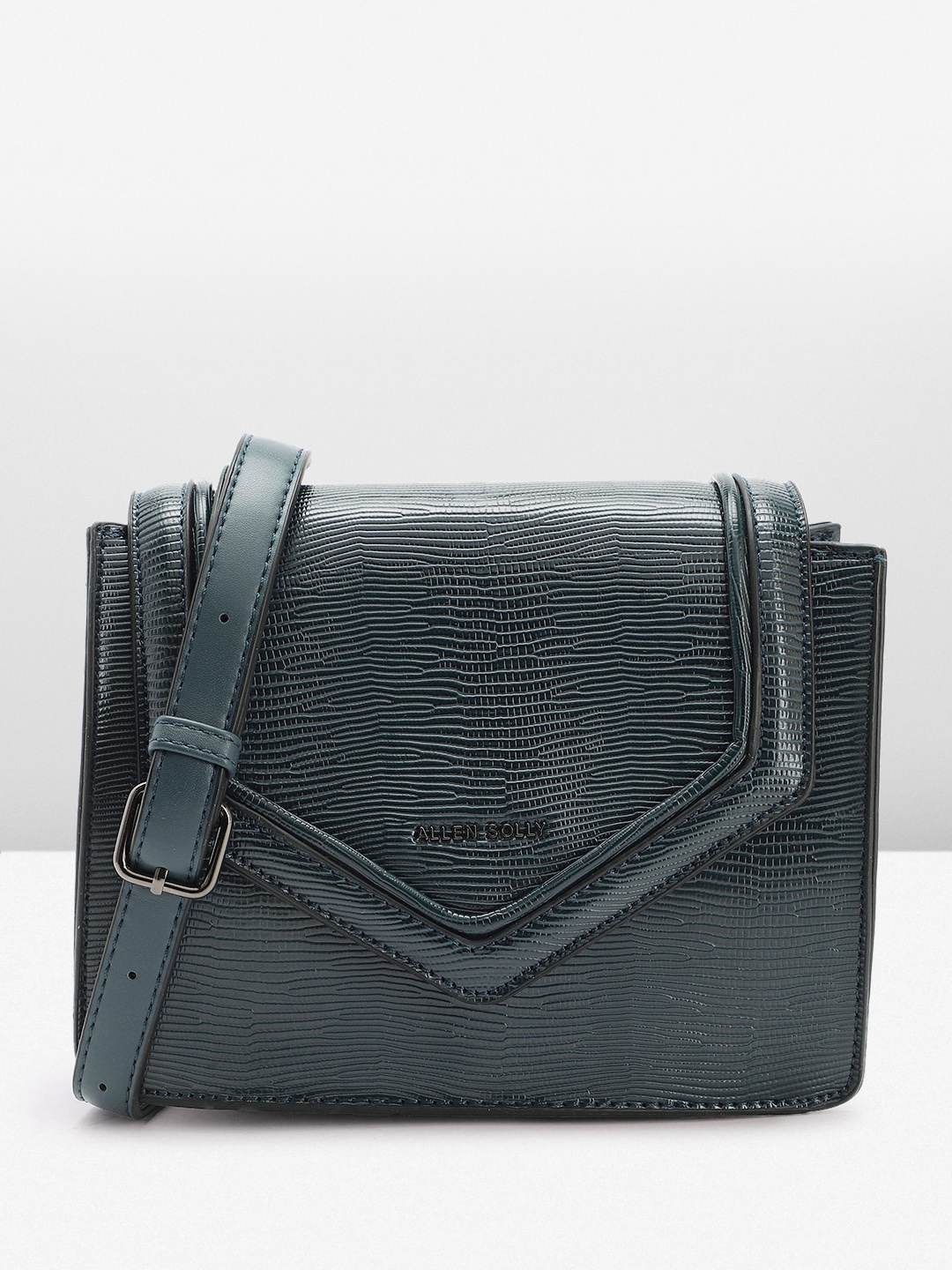 

Allen Solly Structured Sling Bag, Blue