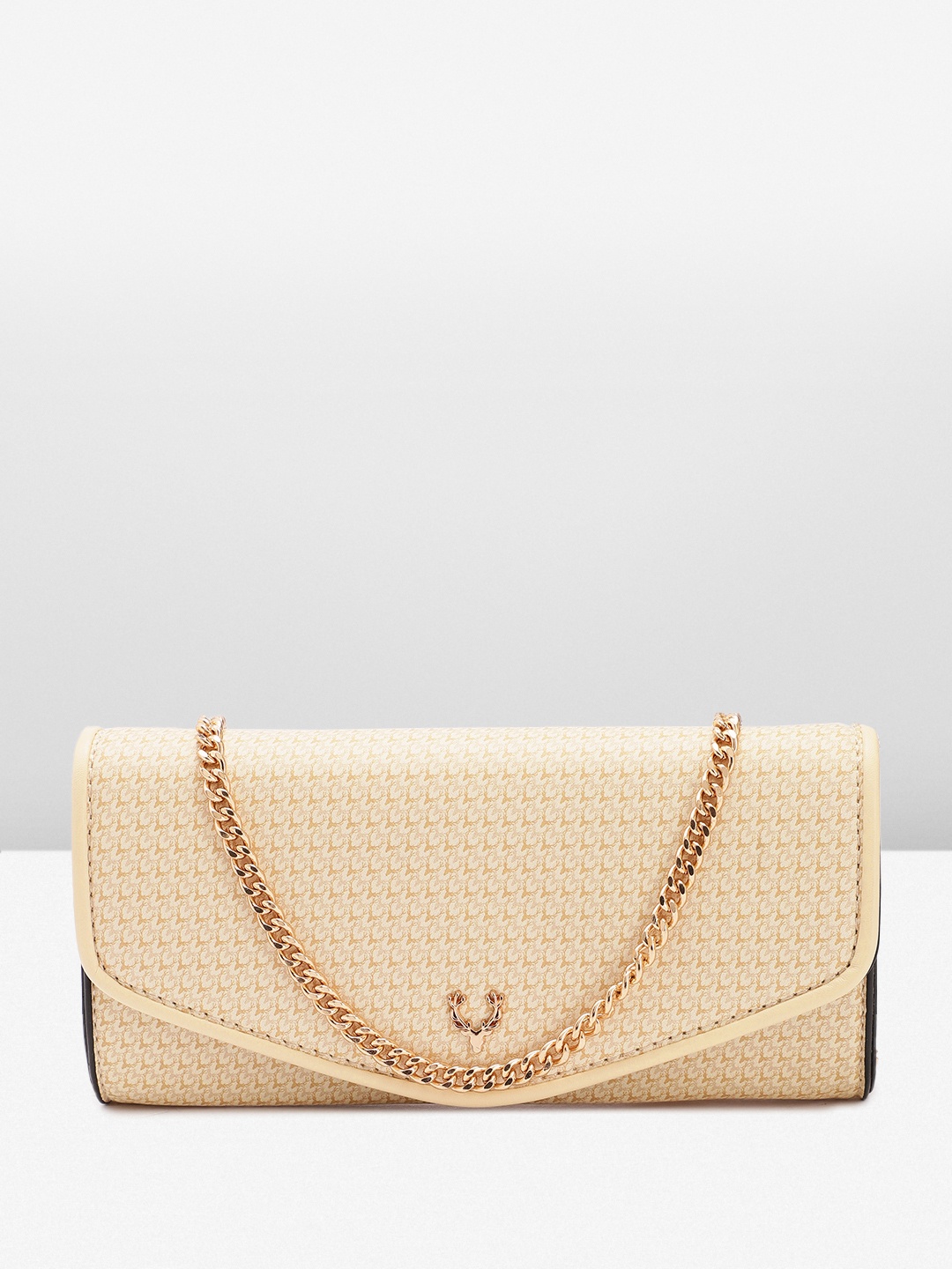 

Allen Solly Printed Sling Bag, Beige