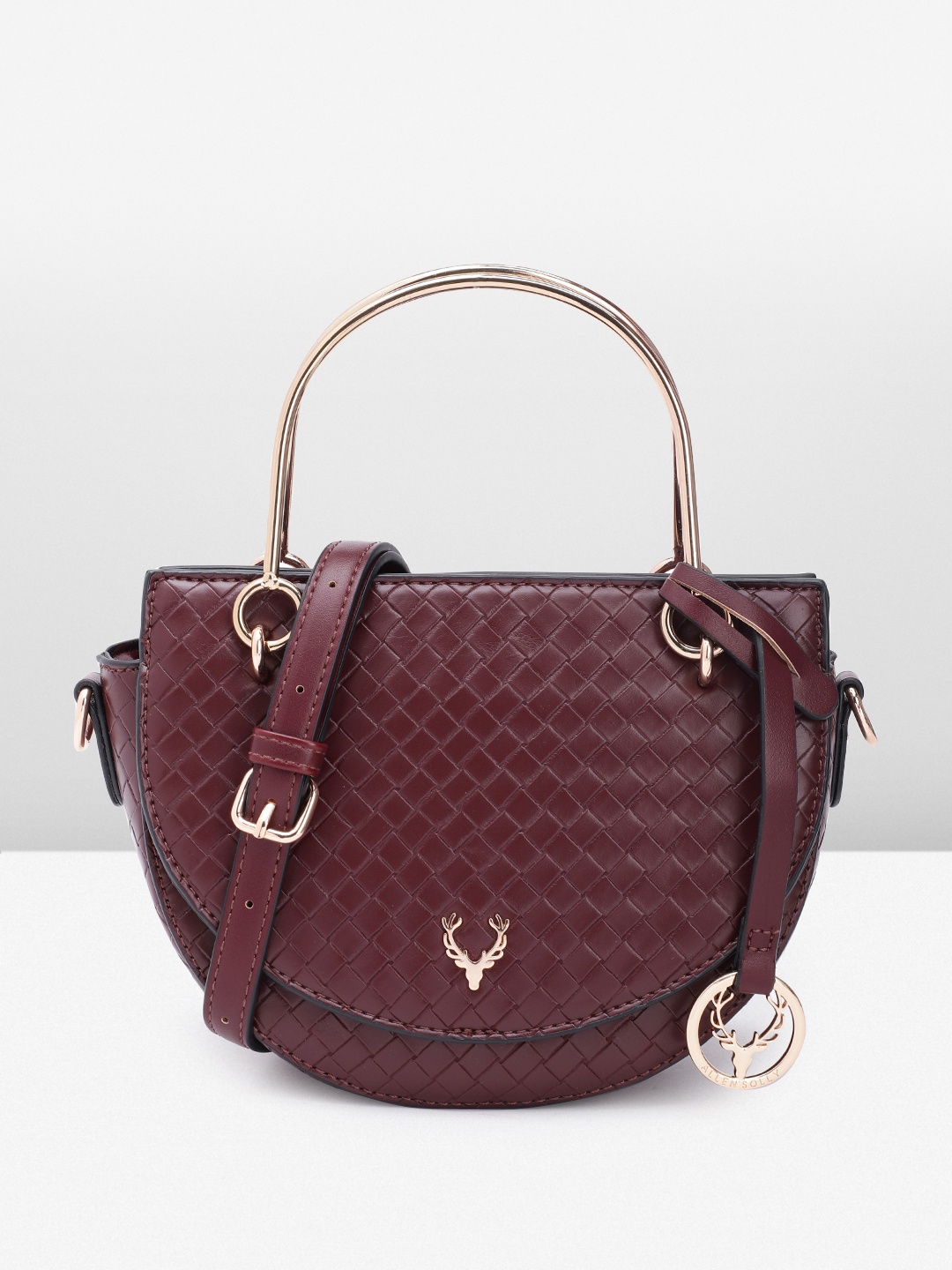 

Allen Solly Half Moon Handheld Bag, Purple